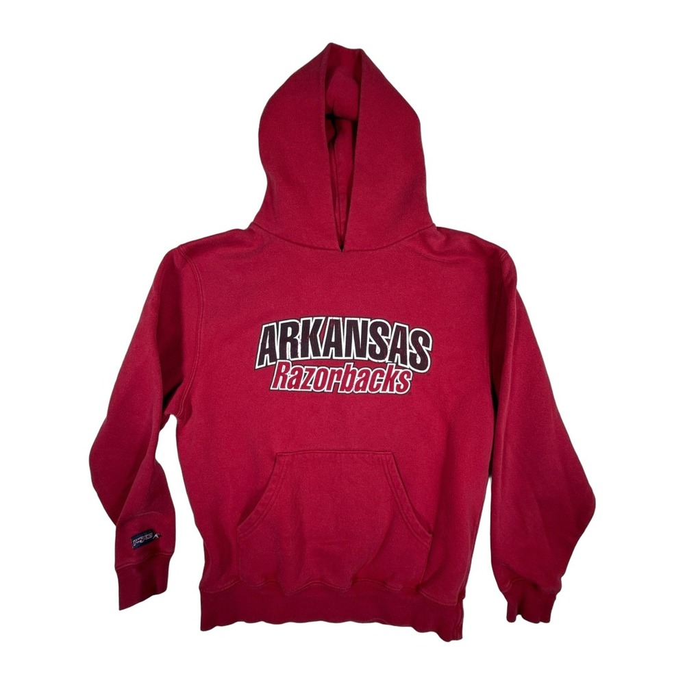 Arkansas Razorbacks Jansport Red Hoodie Sweatshirt Size Youth Large